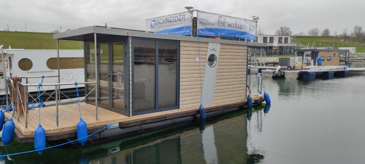 فندق Mobiles Hausboot El'Milia Braunsbedra المظهر الخارجي الصورة